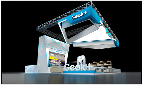 Geek+，廣州物流展展臺設計搭建