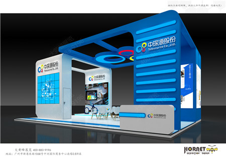 中琛源科技深圳高交會展臺設計搭建